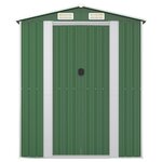 Vidaxl abri de jardin vert 192x357x223 cm acier galvanisé