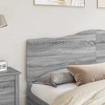 vidaXL Tête de lit Gris Sonoma 180 cm Bois d'ingénierie