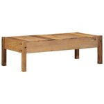 vidaXL Table basse Marron 110 x 54 x 35 cm Bois Recyclé Solide