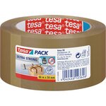 Ruban adhésif d'emballage tesapack pvc ultra strong 65 microns - 50 mm x 66 m - havane (paquet 6 x 66 mètres)