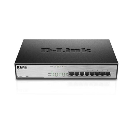 D-LINK  Switch 8-Ports - DGS-1008MP - 10/100/1000Mbps Poe+