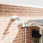 vidaXL Auvent rétractable automatique avec LED anthracite et blanc