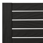 vidaXL Chaises longues lot de 2 noir 155x58x83 cm polypropylène