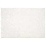 vidaXL Tapis en Fourrure Synthétique de Lapin Olite Crème 120 x 170 cm