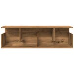 vidaXL Armoire murale 100x20x30 cm chêne artisanal bois d'ingénierie
