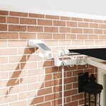 vidaXL Auvent Rétractable Noir 400 × 350 cm Tissu  Métal