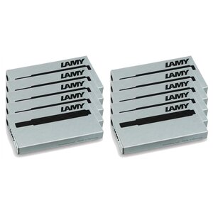 Pack 5 Cartouches d'encre Grande Capacité T10 Noir x 10 LAMY