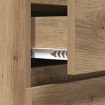 vidaXL Buffet Chêne artisanal 60 x 35 x 70 cm Bois d'ingénierie