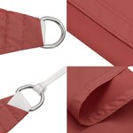vidaXL Voile de parasol tissu oxford rectangulaire 5x6 m terre cuite