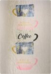 Tapis de cuisine CUP 90 x 130 cm - Rose