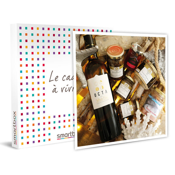 SMARTBOX - Coffret Cadeau - Coffret gourmand pour découvrir chez soi des mets et un vin du Sud-Ouest -