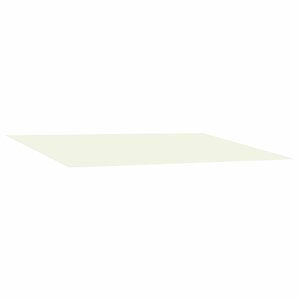 vidaXL Toile de rechange pour auvent Crème 300 x 250 cm Polyester