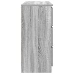 vidaXL Buffet sonoma gris 100x35x76 cm bois d'ingénierie