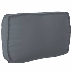 vidaXL Coussin pour dossier de palette Anthracite 70 x 40 x 12 cm