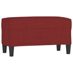 vidaXL Banc Rouge bordeaux 70x35x41 cm Tissu