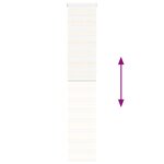 vidaXL Store zèbre beige marbré largeur du tissu 40 9 cm polyester