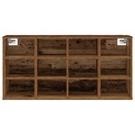 vidaXL Cabinet à chaussures Bois ancien 103x30x51 cm Bois d'ingénierie