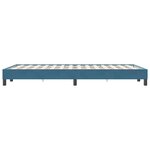 vidaXL Sommier à lattes de lit sans matelas bleu foncé 120x220cm