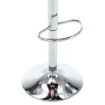 Vidaxl tabourets de bar lot de 2 blanc similicuir