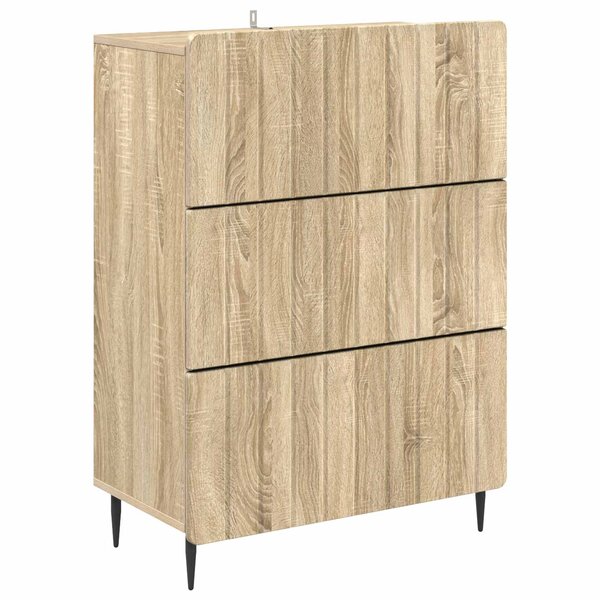 vidaXL Armoire à tiroirs 66 x 34 5 x 92 cm Bois d'ingénierie