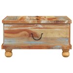 vidaXL Table basse Bois de récupération 70 x 70 x 38 cm