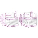 vidaXL Ensemble de canapés d'extérieur 4 pc Naturel et Beige Polyester