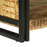vidaXL Table basse Marron 120 x 50 x 38 cm Bois de mangue massif