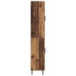 vidaXL Haut Armoire Bois Ancien 69 5 x 34 x 180 cm Bois d'ingénierie
