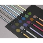 Crayon de couleur 'kolores metallic style'  étui de 12 kores