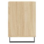 vidaXL Meuble TV Chêne sonoma 100x35x55 cm Bois d'ingénierie