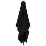vidaXL Parasol de jardin 200 x 300 cm Polyester Rectangulaire Noir