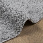 vidaXL Tapis shaggy PAMPLONA poils longs moderne gris Ø 100 cm