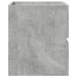 vidaXL Armoire d'évier Gris béton 41x38 5x45 cm Bois d’ingénierie