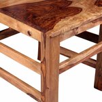 vidaXL Chaises à manger lot de 2 bois massif