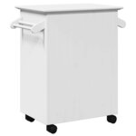 VidaXL Chariot de cuisine BODO blanc 72x45x80 cm