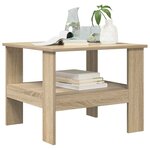 vidaXL Table basse Chêne Sonoma 57 x 55 x 45 cm Bois d'ingénierie