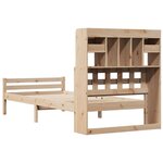 vidaXL Lit bibliothèque sans matelas 90x200 cm bois de pin massif