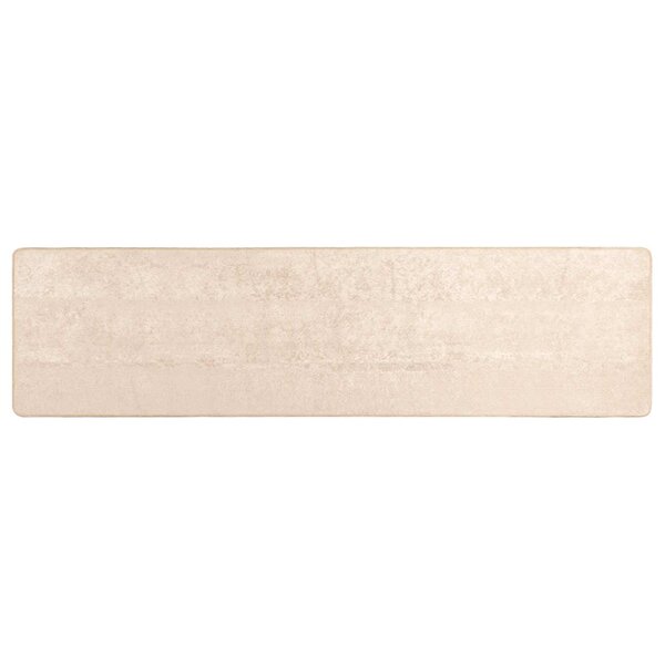vidaXL Coureur de Tapis MARSA Crème 250 x 100 cm Polyester et PVC