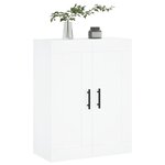 vidaXL Armoire murale blanc 69 5x34x90 cm bois d'ingénierie