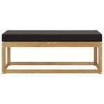 vidaXL Banc de Jardin Blanc 115 x 43 x 45 cm Bois d'Acacia Massif