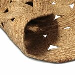 vidaXL Tapis de surface Naturel 205 x 305 cm Jute
