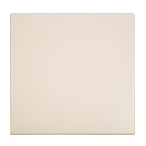Plateau de table carré blanc 600 mm - bolero -  - bois