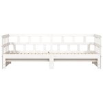 vidaXL Lit de jour et lit gigogne sans matelas 90x190 cm bois massif