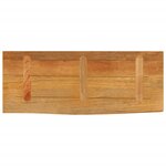 vidaXL Dessus de table à bord vivant 90x30x3 8 cm bois massif manguier