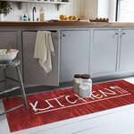 Tapis de cuisine KITCHEN 60 x 90 cm - Rouge