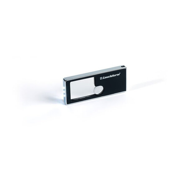 Loupe de poche Pocket LED  grossissement 2 5x et 10x.