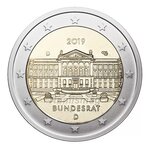 2 euros commémoratif Allemagne 2019 Bundesrat Conseil fédéral - les 5 ateliers.