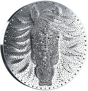 Pièce de monnaie en Argent 5 Dollars g 62.2 (2 oz) Millésime 2026 Lithuanian Lunar Year YEAR OF THE HORSE