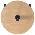 vidaXL Pied de parasol Bois Clair 48 x 48 x 32 cm