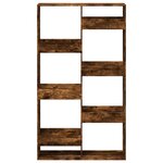 vidaXL Cloison de séparation chêne fumé100x33x175 cm bois d'ingénierie